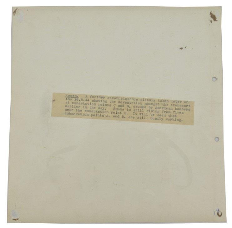 US WW2 Aerial Recon Picture Rouen Normandy Operation Paddle — image 3