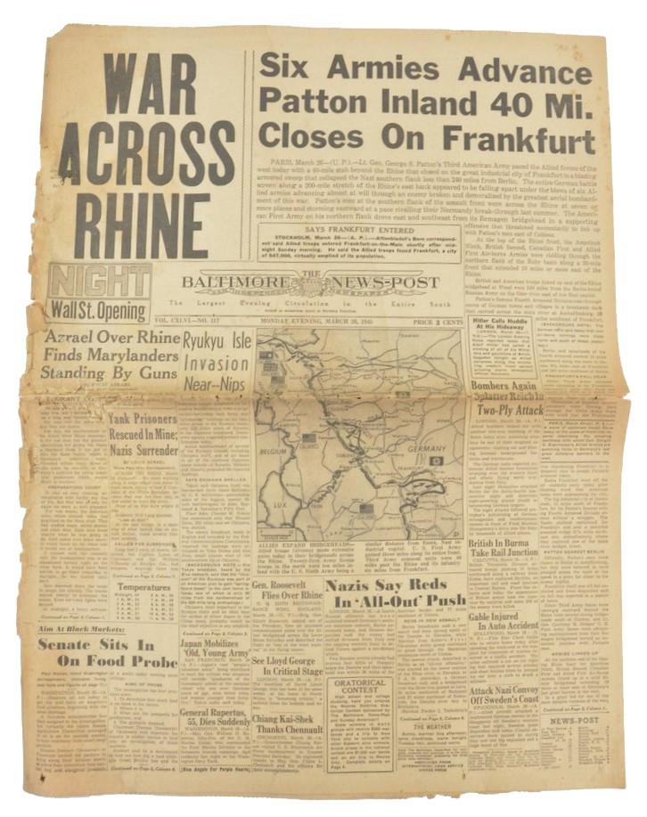 US WW2 Newspaper 'The Baltimore News-Post' — image 3