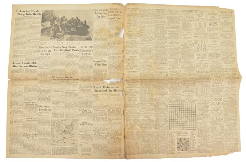 US WW2 Newspaper 'The Baltimore News-Post' — image 4