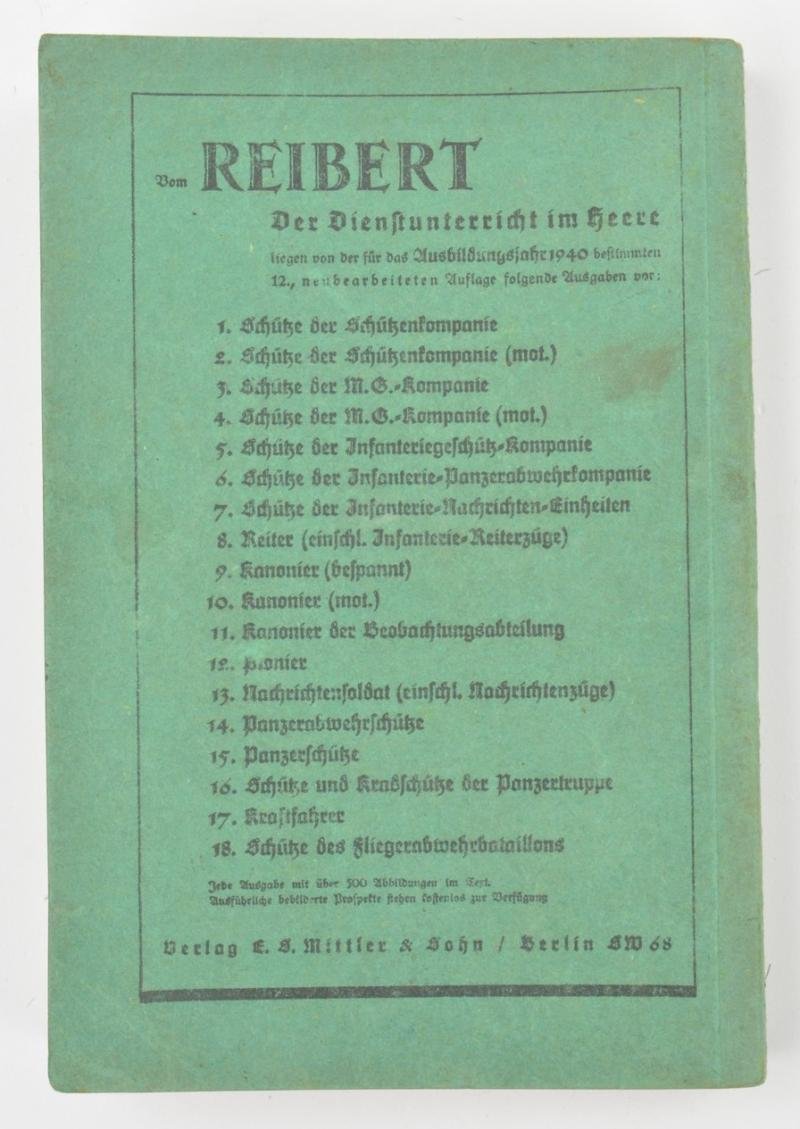 German WH Handbook 'Reibert' — image 7