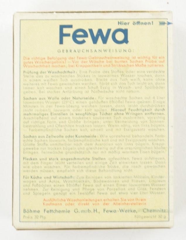 German Third Reich Era Fewa Washing Powder — image 4