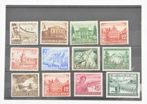 German Third Reich Era Stamp Grouping