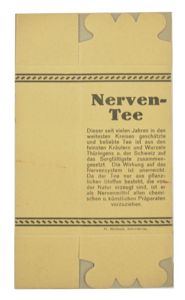 German Third Reich Era Folding Package of 'Nerven-Tee'.