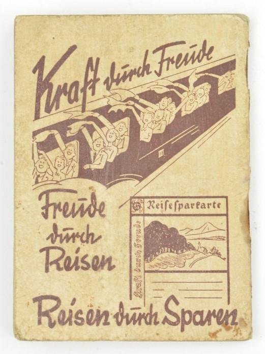 German DAF Kdf Pocket Atlas with DAF member badge — image 10