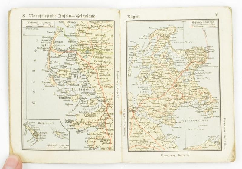 German DAF Kdf Pocket Atlas with DAF member badge — image 7