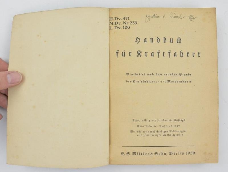 German WH 'Manual for Truckdrivers' — image 3