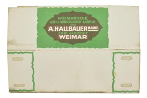 German Third Reich / Weimar Era Folding Package of Leb.u.honigkuchen