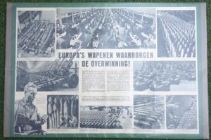 German/Dutch Poster 'Europa's wapenen waarborgen de overwinning!'