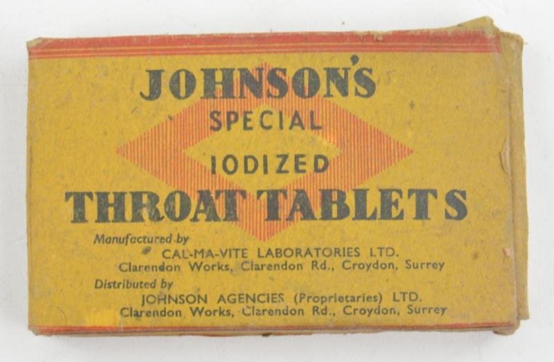 British WW2 Package of Throath Tablets — image 2