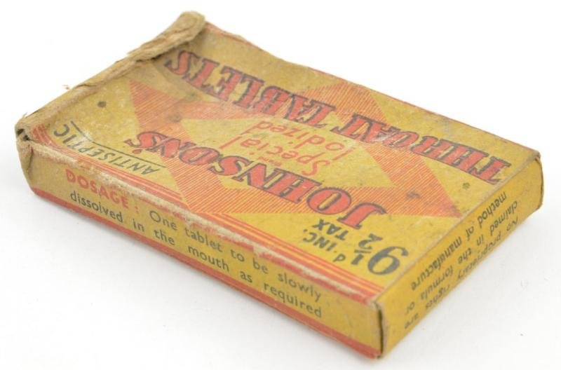 British WW2 Package of Throath Tablets — image 3