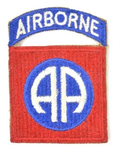 US WW2 82nd Airborne Division Shoulder Patch