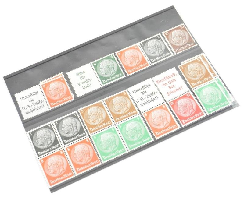 German Third Reich Stamp Grouping — image 2