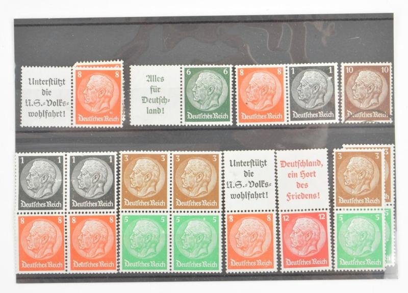 German Third Reich Stamp Grouping — image 3