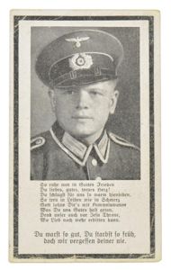 German WH Deathcard 'Max Beierlorzer'