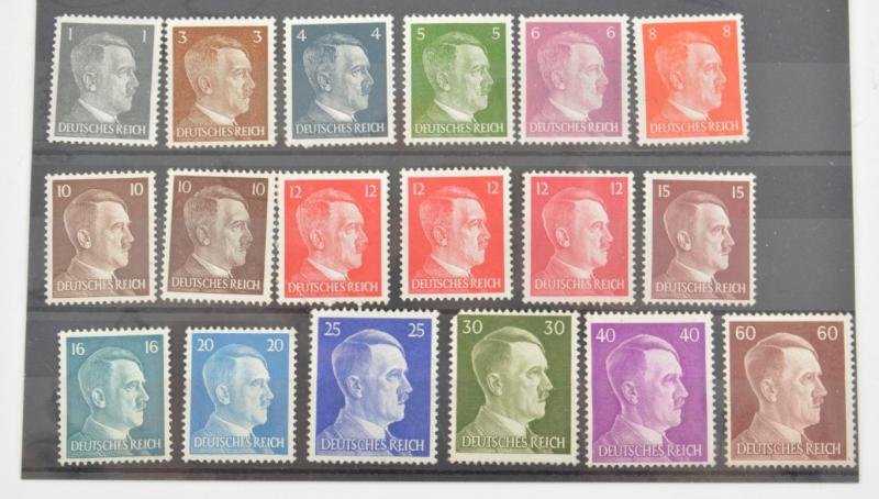 German Third Reich Era Stamp Grouping — image 2
