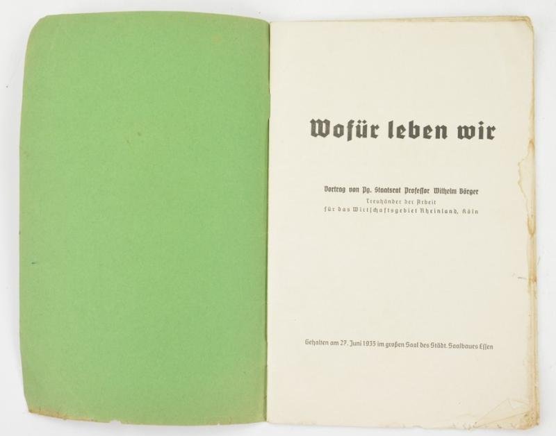 German Third Reich Propaganda Booklet — image 2