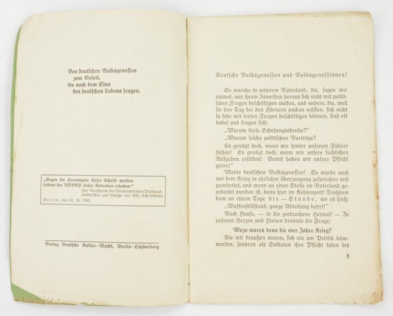 German Third Reich Propaganda Booklet — image 3