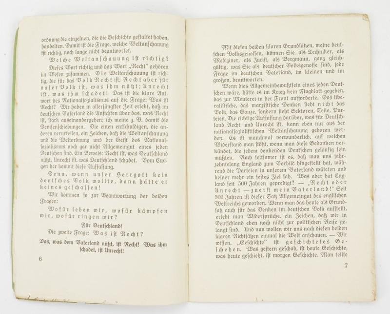 German Third Reich Propaganda Booklet — image 4