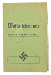 German Third Reich Propaganda Booklet
