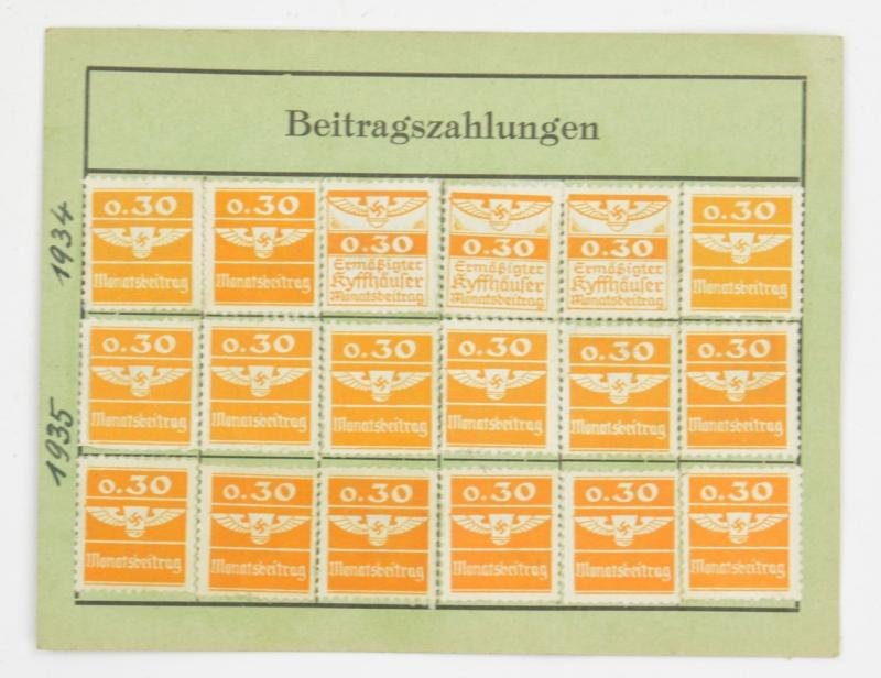 German Kyffhauserbund Memberpass Grouping — image 13