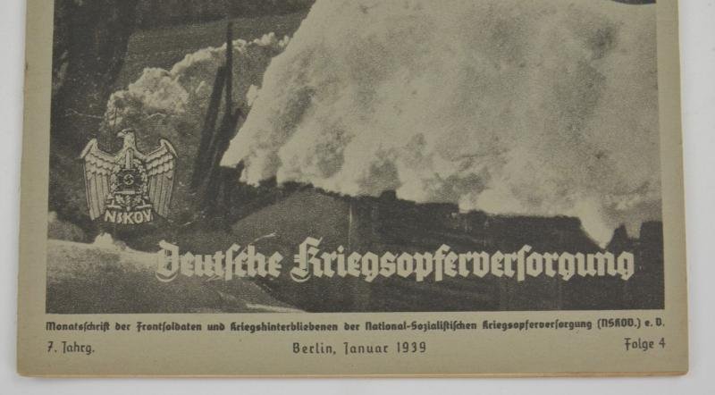 German NSKOV Magazine January 1939 — image 2