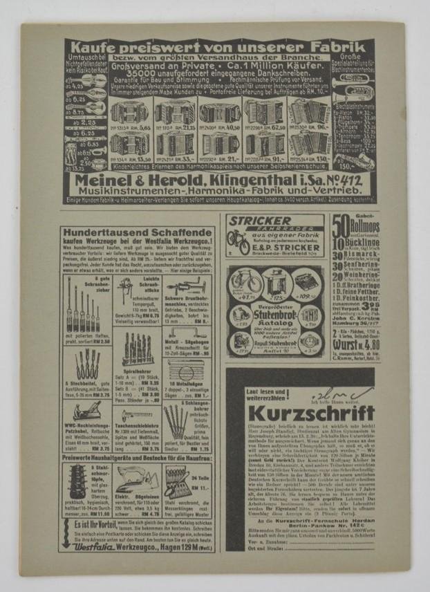 German NSKOV Magazine January 1939 — image 7