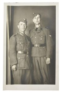 German WH/SS Portrait Picture 'Two Brothers'