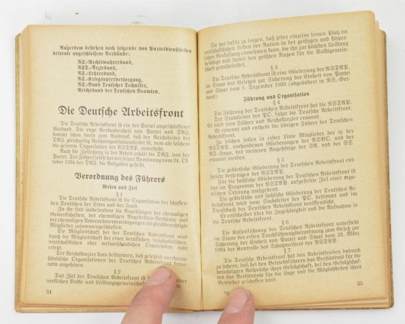 German Third Reich Era RAD 1937 Pocket Kalender — image 4