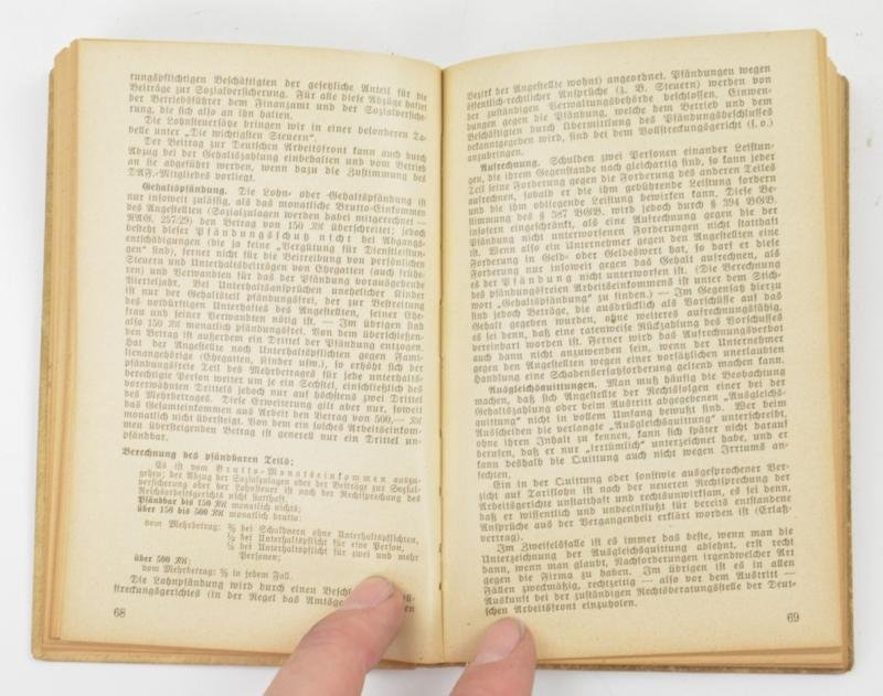 German Third Reich Era RAD 1937 Pocket Kalender — image 5