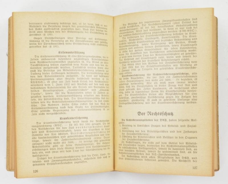 German Third Reich Era RAD 1937 Pocket Kalender — image 6