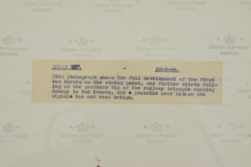 British WW2 Bombing Picture Trainstation Douai France — image 4