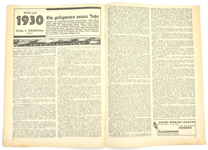 German Reichsmarine Magazine 1930 — image 3