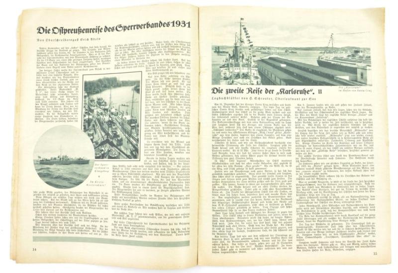German Reichsmarine Magazine 1932 — image 5