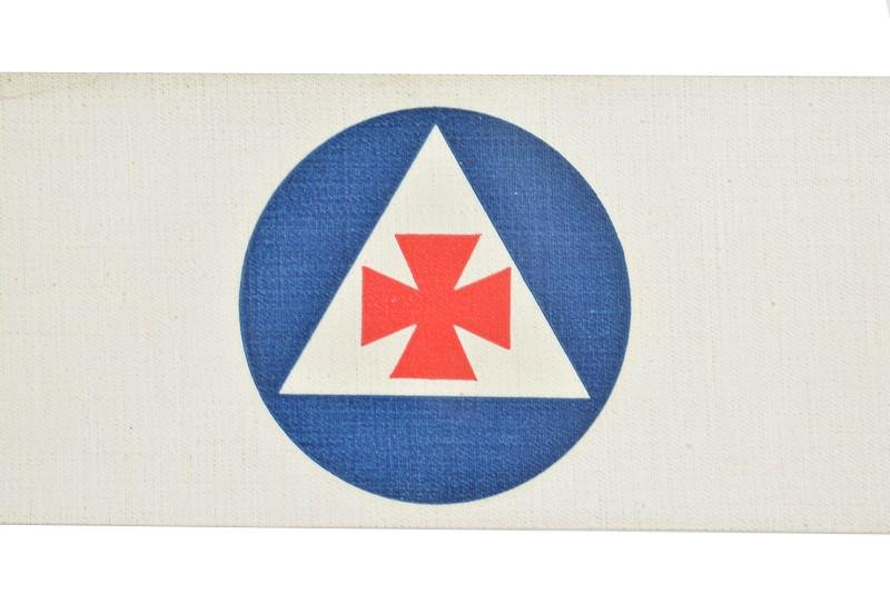 US WW2 Civil Defense Armband — image 2
