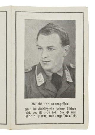German WH Sani Deathcard 'Otto Dobmaier' — image 3