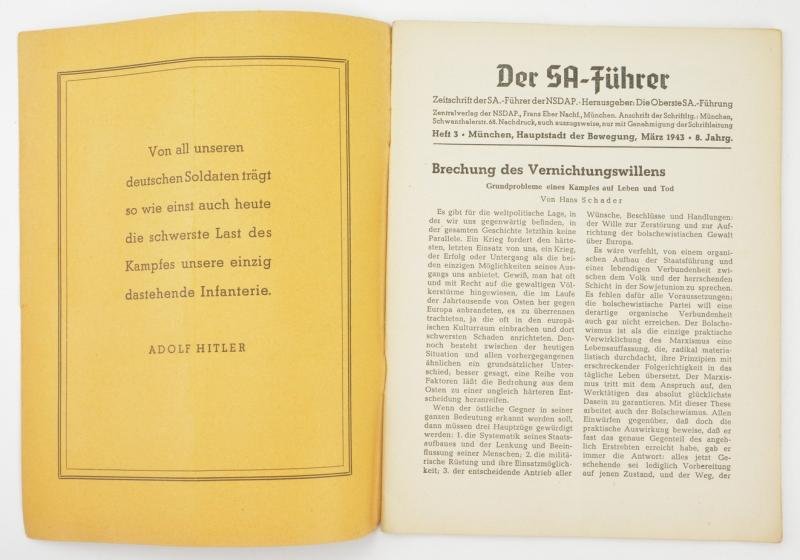 German NSDAP Magazine 'Der SA-Führer' — image 2