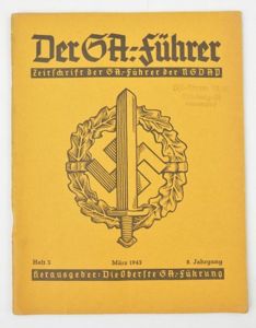 German NSDAP Magazine 'Der SA-Führer'