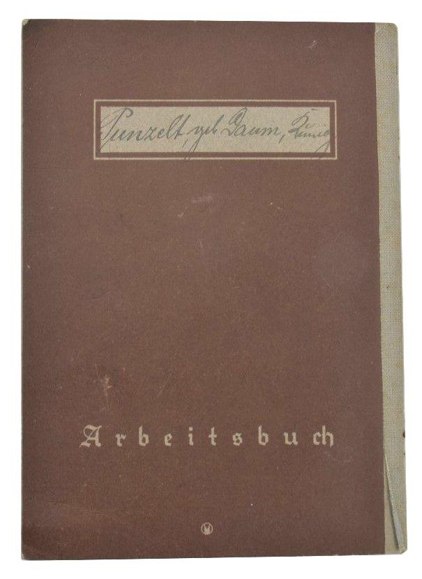 German Third Reich Workers Pass — image 5