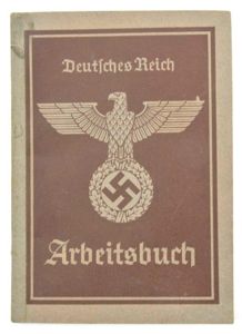 German Third Reich Workers Pass