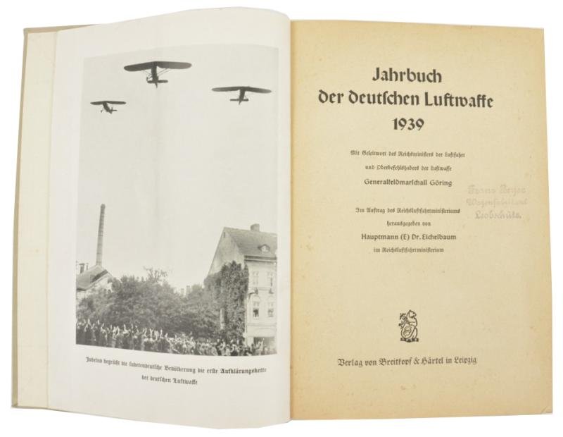 German LW Yearbook 1939 — image 2
