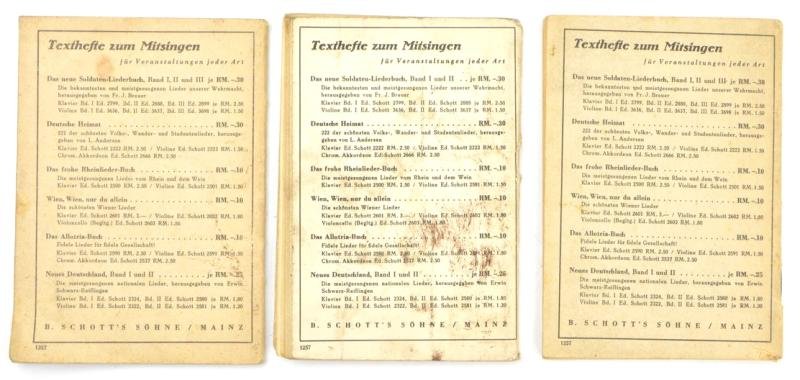 German WH Marching Songs Pocket Book Set — image 3