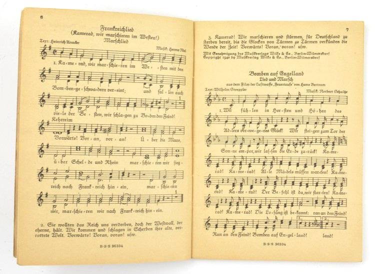 German WH Marching Songs Pocket Book Set — image 4