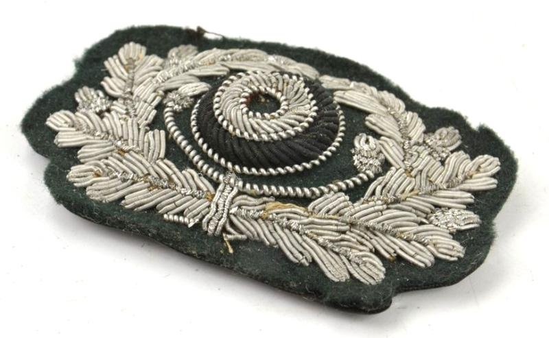 German WH Officer Visor Cap Cocarde — image 3