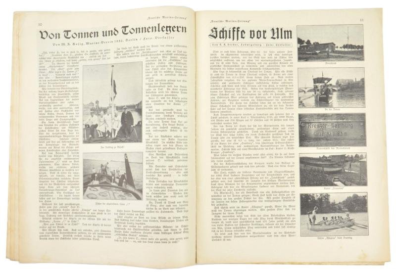 German KM Magazine 1936 — image 3