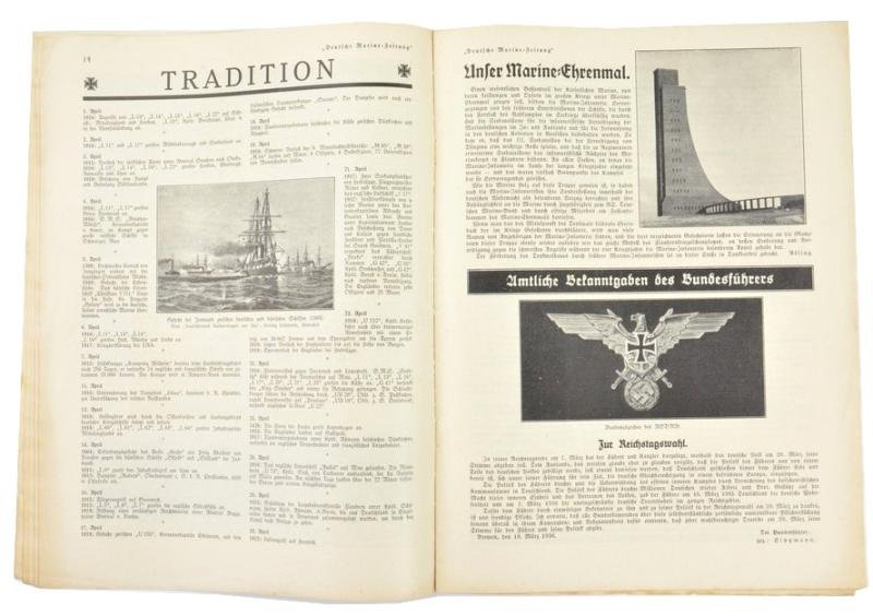 German KM Magazine 1936 — image 4