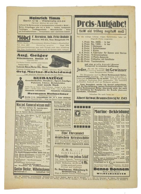 German Reichsmarine Magazine 1930 — image 5