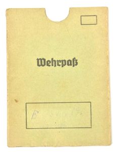 German Wehrpass Cover