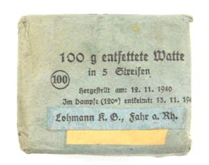 German First Aid Bandage Wool 1940