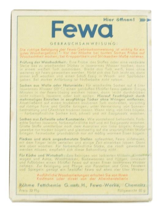 German Third Reich Era Fewa Washing Powder — image 5