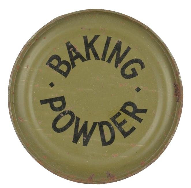 US WW2 Backing Powder Tin Can — image 2